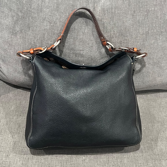 Coach Chelsea Black Pebbled Leather Hobo Bag #10132 - Picture 2 of 13